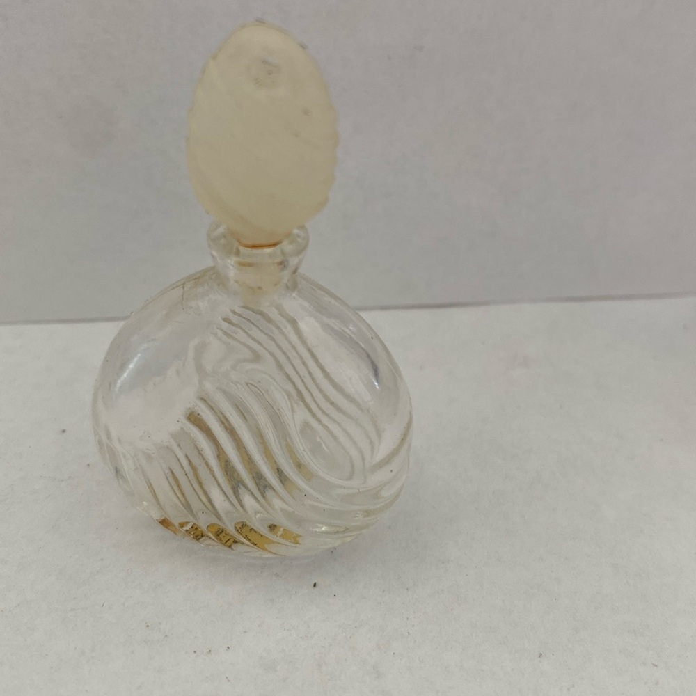Vintage .14 oz mini travel empty perfume bottle